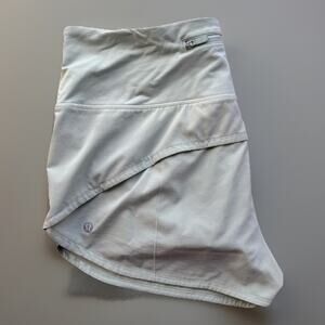 Lululemon Real Quick Short Women's 10 Green Utility Outdoors Hiking Summer